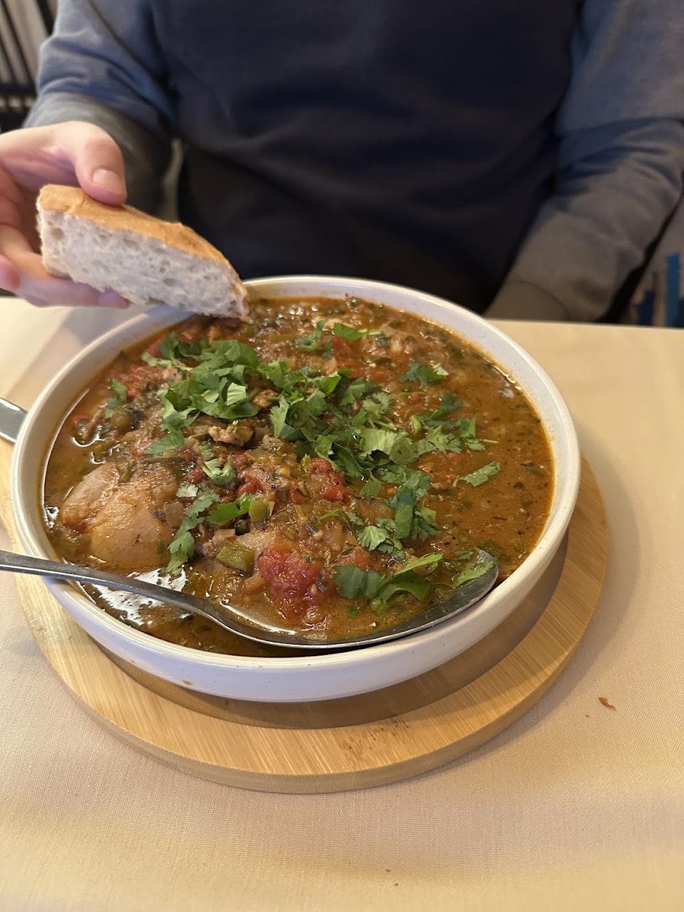 Hearty Lamb Stew with Bread